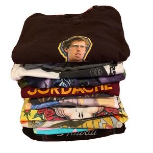 5pc MYSTERY Vintage 80s/90s/Y2K Thrifted T-Shirt Bundle Pack Thrift Finds Rare